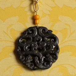 Collana Solo Io Fiori Nero