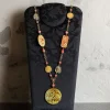 Collana Solo Io Fiori Rosa Sfumato