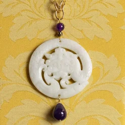 Collana Solo Io Fiori Viola