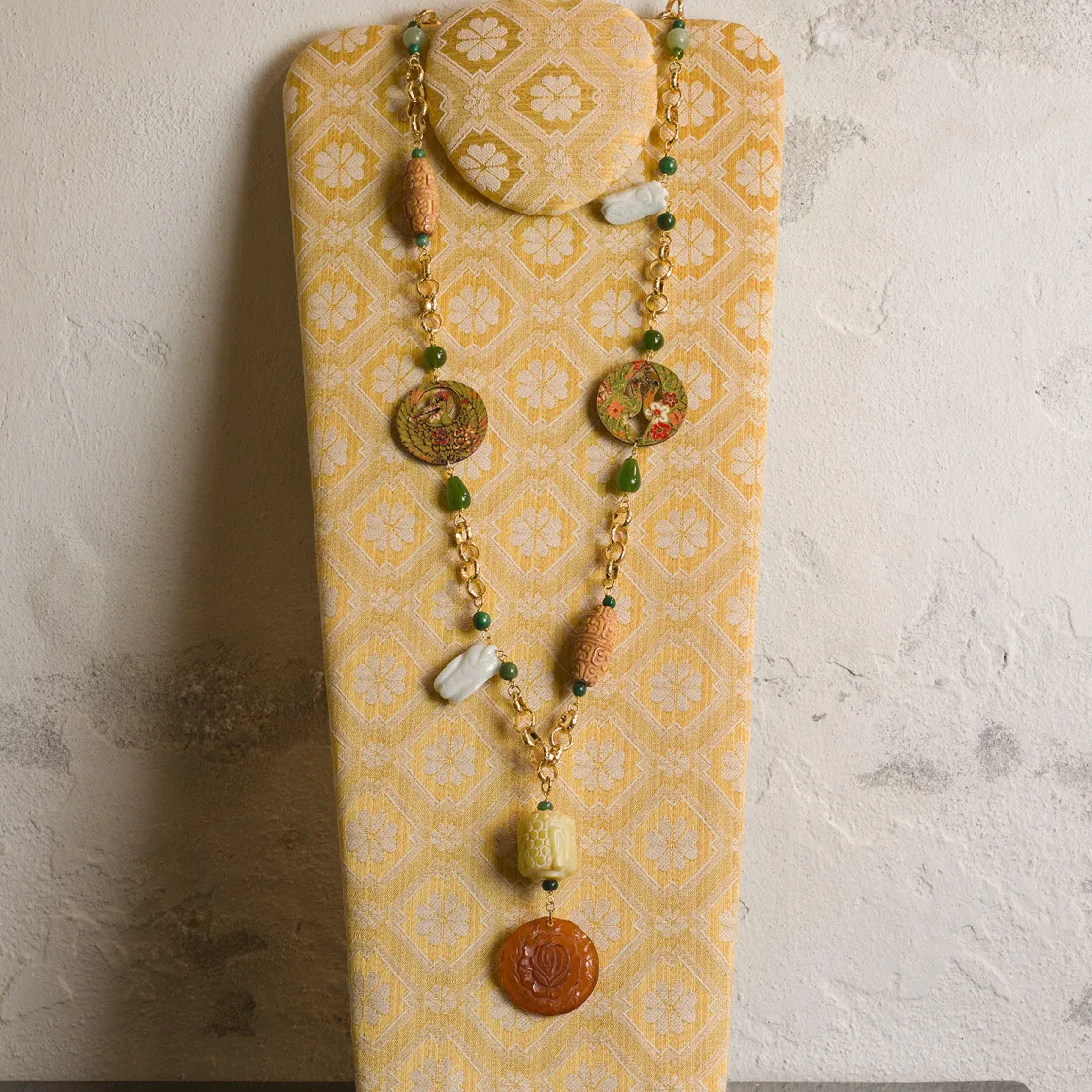 Collana Solo Io Kamon Verde