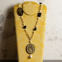 Collana Solo Io Kanji Amore Plexi Nero