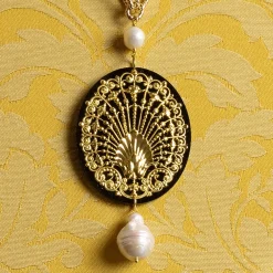Collana Solo Io Kanji Amore Plexi Nero