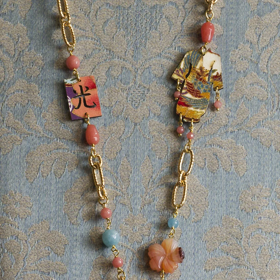 Collana Solo Io Kimono Rosa