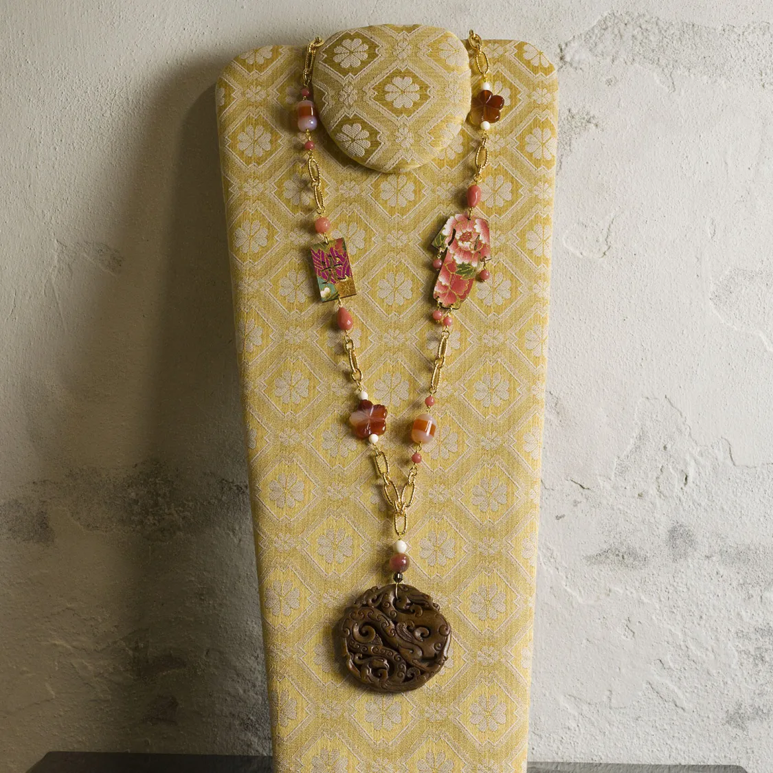 Collana Solo Io Kimono Rosa Sfumato