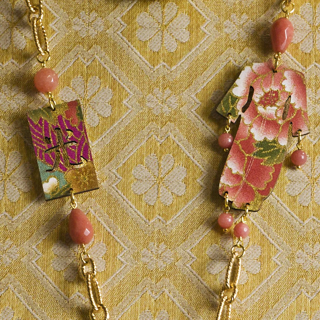 Collana Solo Io Kimono Rosa Sfumato