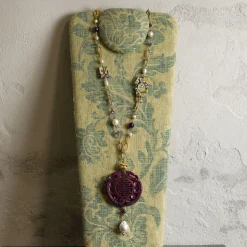 Collana Solo Io Kimono Viola