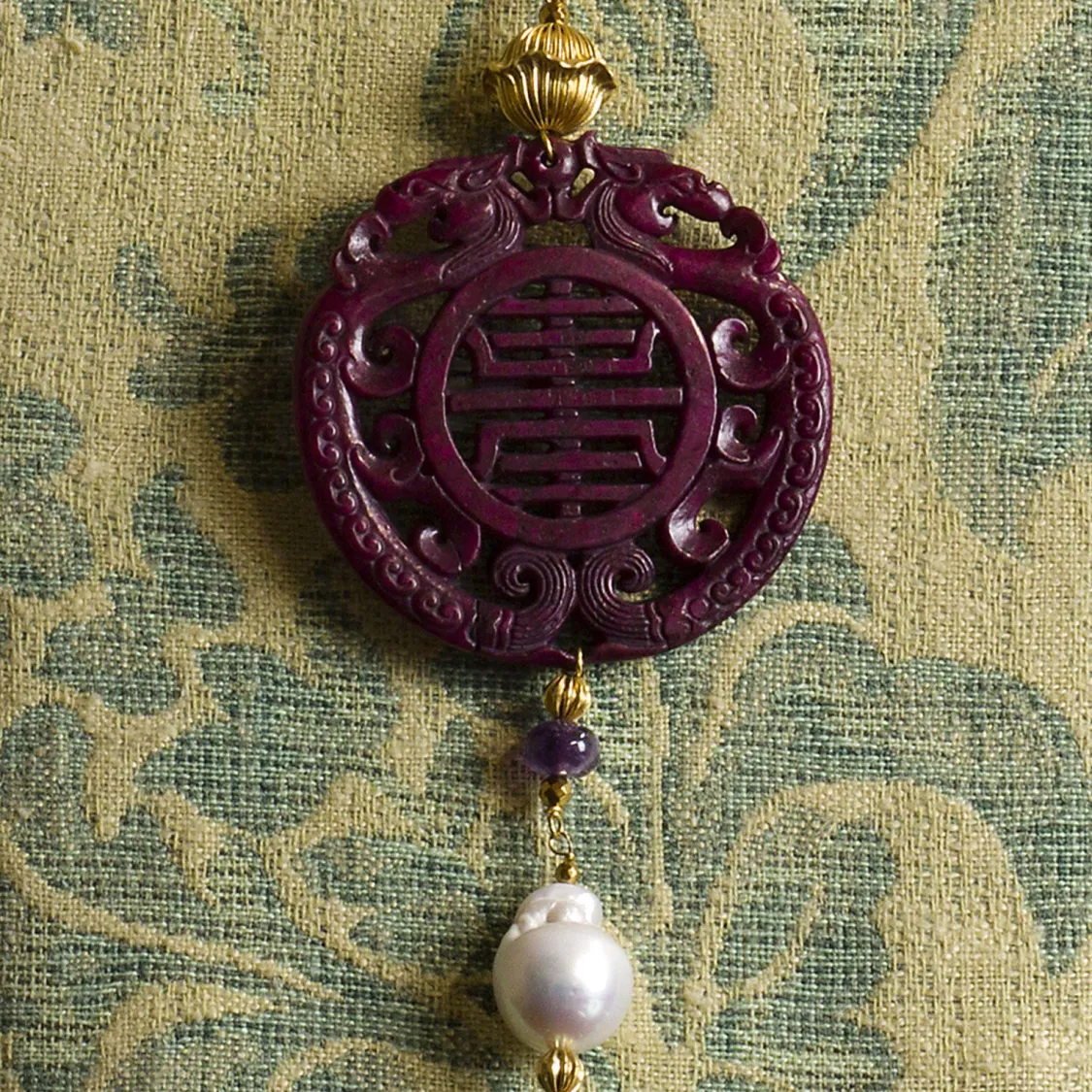 Collana Solo Io Kimono Viola