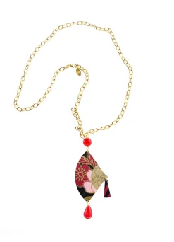 Collana Ventaglio Rubino