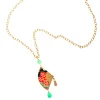Collana Ventaglio Verde Giada