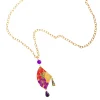 Collana Ventaglio Viola