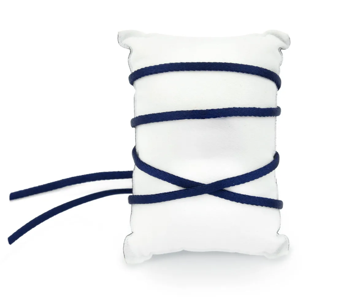 Nastro Tessuto Satin Blu