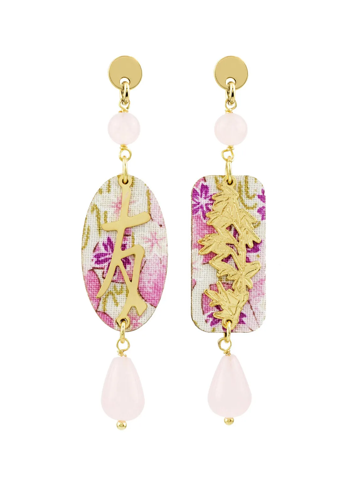 Orecchini Amicizia Mini Rosa