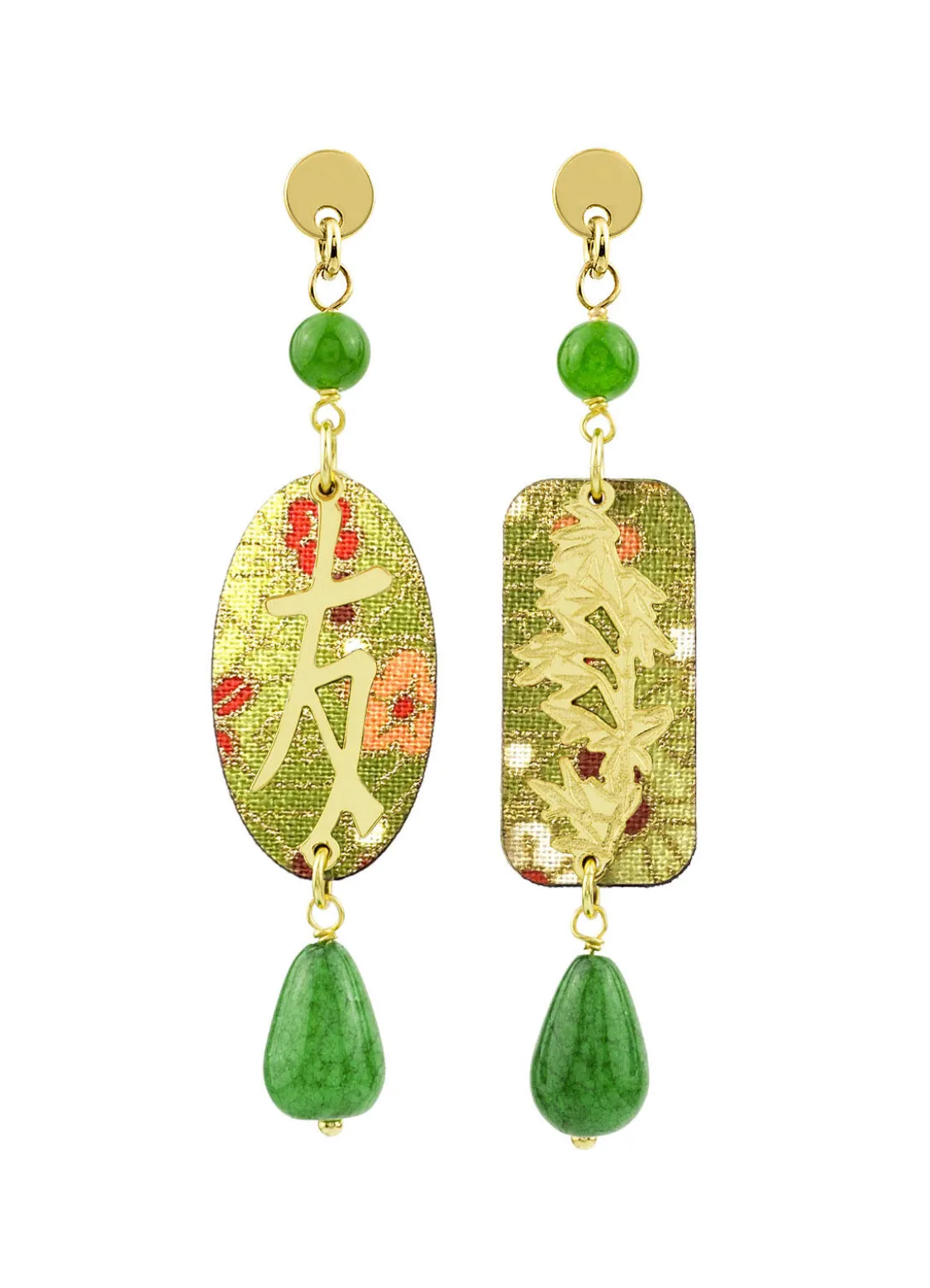 Orecchini Amicizia Mini Verde
