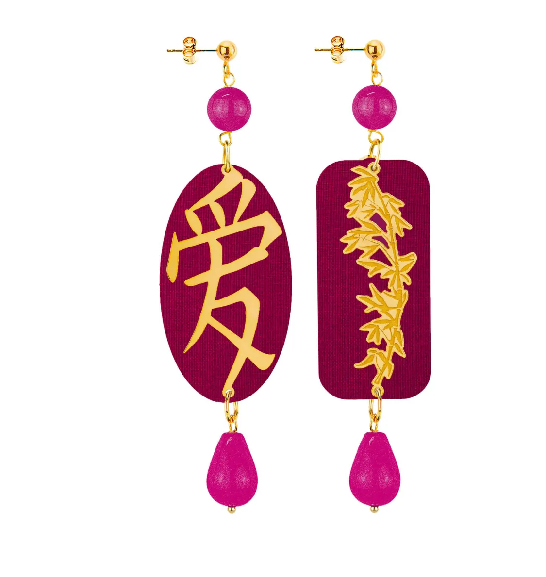Orecchini Amore Fucsia