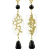 Orecchini Amore Plexi Mini Trasparente