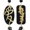 Orecchini Amore Plexi Nero