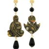 Orecchini Buddha Mini Nero