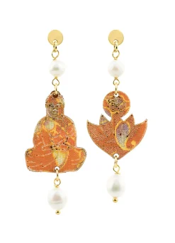 Orecchini Buddha Mini Perla