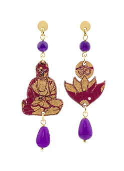 Orecchini Buddha Mini Viola