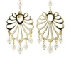 Orecchini Chandelier Conchiglia Pexi Perla