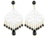 Orecchini Chandelier Goccia Plexi Trasparente