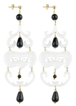 Orecchini Chandelier Lungo Plexi Trasparente