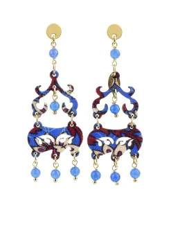 Orecchini Chandelier Mini Azzurro