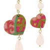 Orecchini Cuore Mini Rosa