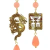 Orecchini Drago Mini Arancione