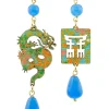 Orecchini Drago Mini Azzurro
