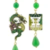 Orecchini Drago Mini Verde