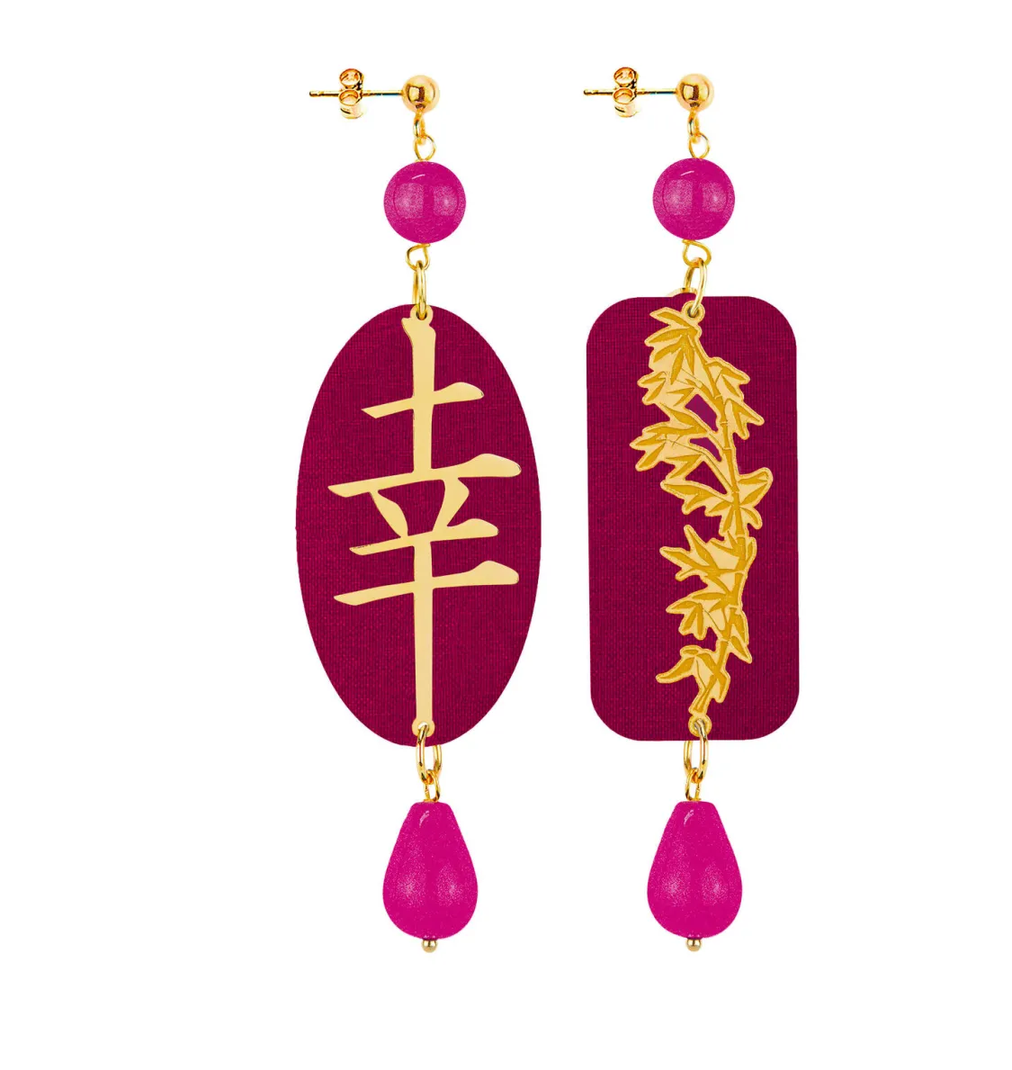 Orecchini Fortuna Fucsia