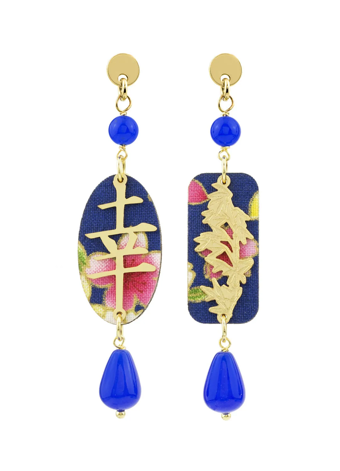 Orecchini Fortuna Mini Blu