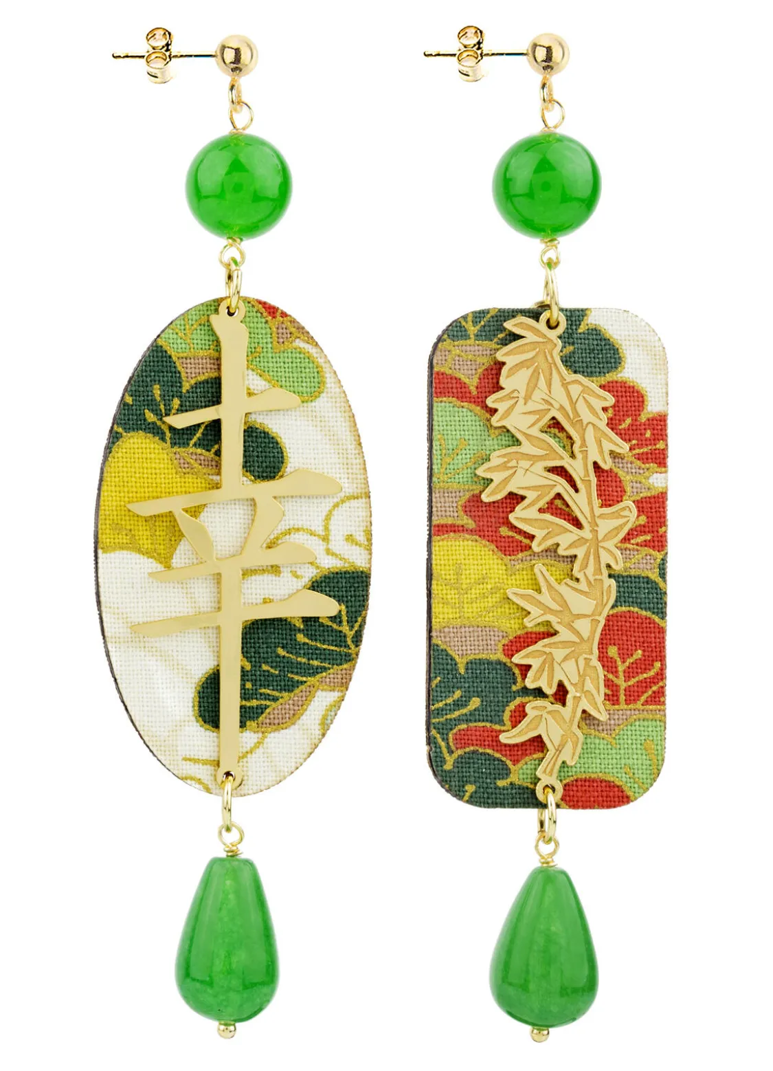 Orecchini Fortuna Verde