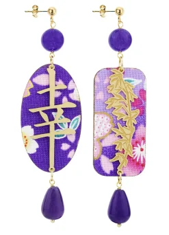 Orecchini Fortuna Viola