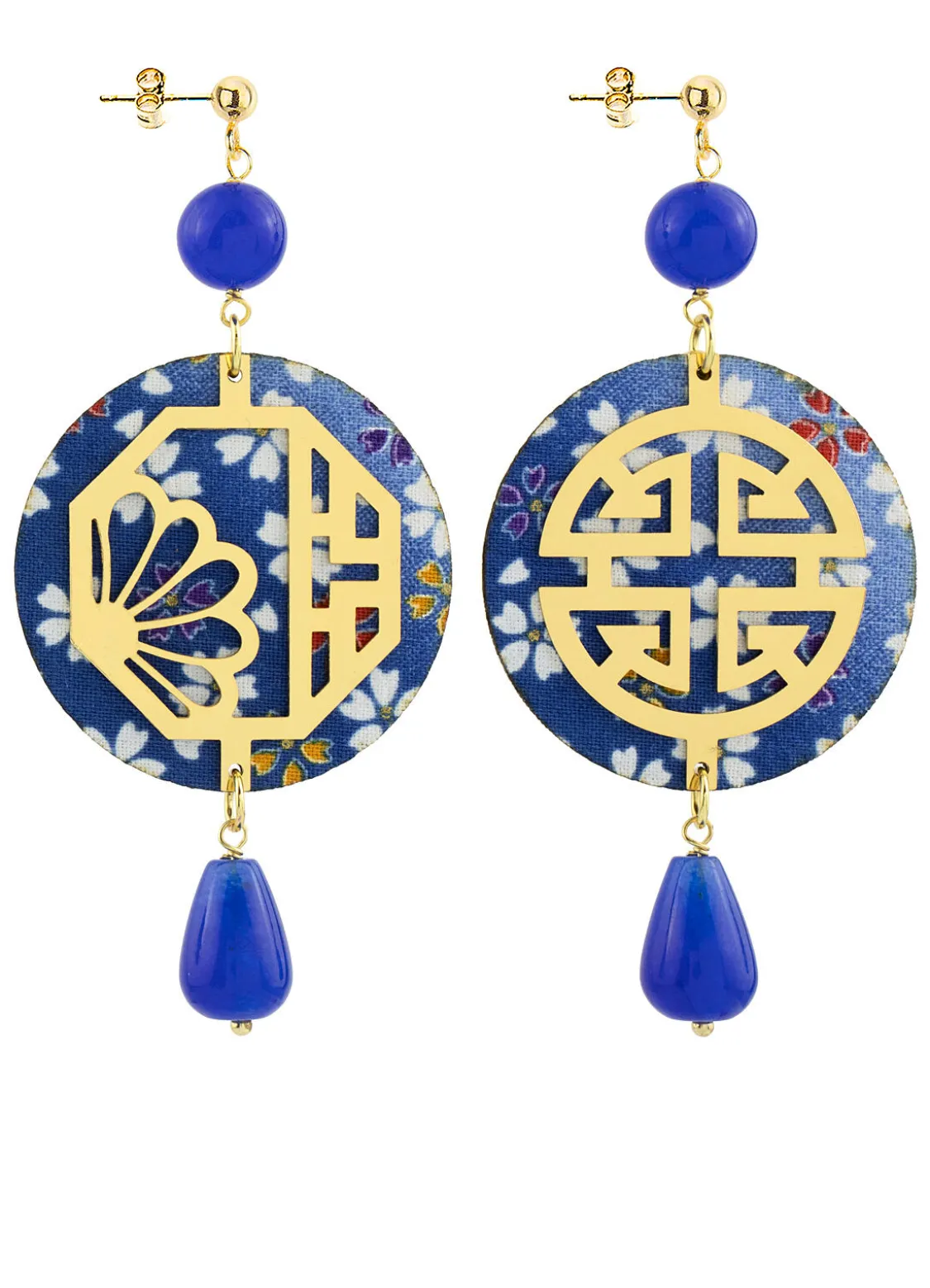 Orecchini Fu Blu