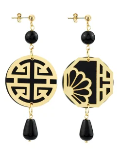 Orecchini Fu Plexi Mini Nero