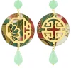 Orecchini Fu Verde Giada