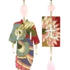 Orecchini Kimono Grande Rosa Cipria