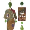 Orecchini Kimono Grande Verde Oliva