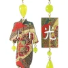 Orecchini Kimono Grande Verde Acido