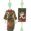 Orecchini Kimono Grande Verde Giada