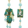 Orecchini Kimono Mini Celeste Sfumato