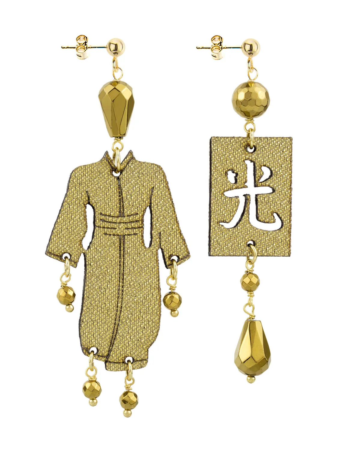 Orecchini Kimono Piccolo Oro