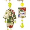 Orecchini Kimono Piccolo Verde Acido
