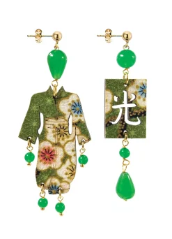 Orecchini Kimono Piccolo Verde