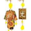 Orecchini Kimono Piccolo Giallo