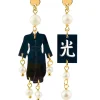 Orecchini Kimono Plexi Mini Perla