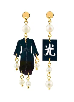 Orecchini Kimono Plexi Mini Perla