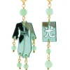 Orecchini Kimono Plexi Mini Verde Giada
